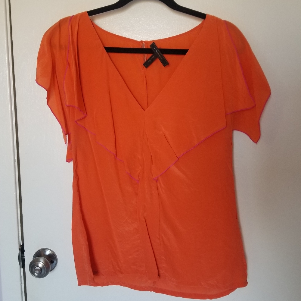 [3 for $12] BCBGmaxazria orange top